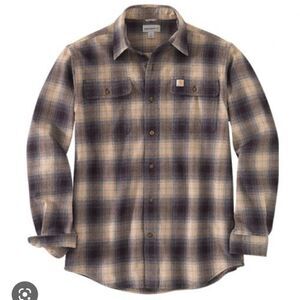 Carhartt Men's Hubbard 100% Cotton Flannel Shirt